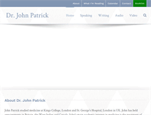 Tablet Screenshot of johnpatrick.ca